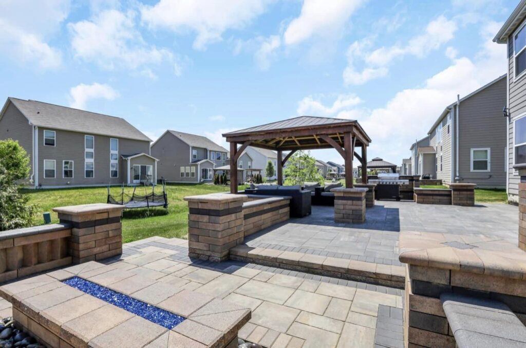 Flores Paver Patios #16 - Flores Landscapes Paver patios central ohio